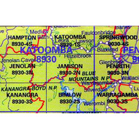 Jamison 8930-2-N NSW Topographic Printed Map
