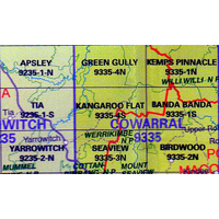 Kangaroo Flat 9335-4-S NSW Topographic Printed Map