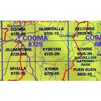 Kybeyan 8725-2-N  NSW Topographic Map