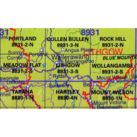 Lithgow 8931-3-S NSW Topographic Printed Map