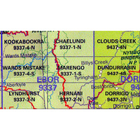 Marengo 9337-1-S NSW Topographic Map