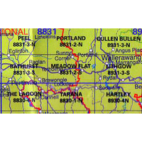Meadow Flat 8831-2-S NSW Topographic Map