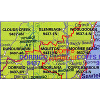 Moleton 9437-1-S NSW Topographic Map