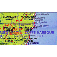 Moonee Beach 9537-4-S NSW Topographic Map