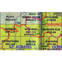 Moruben 9031-1-N NSW Topographic Map
