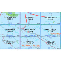 Moulamein 7727-N  NSW Topographic Map - Printed