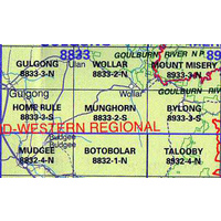 Munghorn 8833-2-S NSW Topographic Map