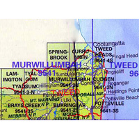 Murwillumbah 9541-2-N NSW Topographic Map