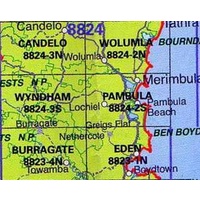 Pambula 8824-2-S NSW Topographic Map