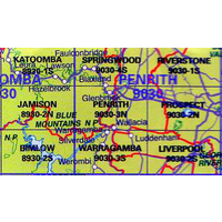 Penrith 9030-3-N NSW Topographic Map