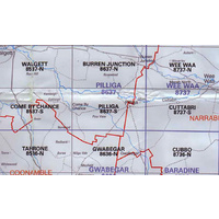 Pilliga 8637-S NSW Topographic Map Printed
