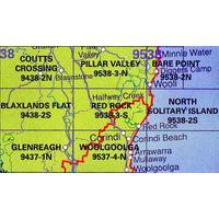 Red Rock 9538-3-S NSW Topographic Map