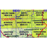 Shooters Hill 8830-2-S NSW Topographic Map