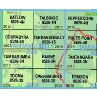 Talbingo 8526-1-N NSW 1:25,000 Topographic Printed Map