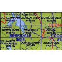 Wambrook 8625-1-S NSW Topographic Map - Printed