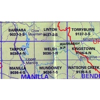 Welsh 9036-1-N NSW Topographic Map