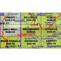 Willawarrin 9436-3-S NSW Topographic Map