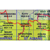 Wirraba 9031-4-N NSW Topographic Map