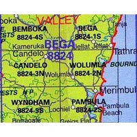 Wolumla 8824-2-N NSW Topographic Map