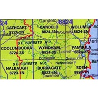 Wyndham 8824-3S NSW Topographic Map
