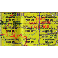 Yarras 9335-2-S NSW Topographic Printed Map