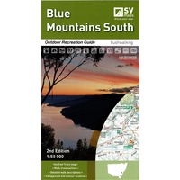 Blue Mountains South Outdoor Recreation Map - (Spatial Vision)