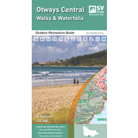 Otways Central Walks & Waterfalls Map SV Maps