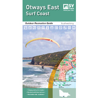 Otways East Surf Coast 1:50,000 Scale Map SV Maps