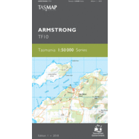 Armstrong TF10 1:50,000 Scale Topographic Tasmap
