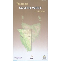 South West Tasmania Map Tasmap