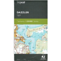 Dazzler TJ07 1:50,000 Scale Topographic Tasmap
