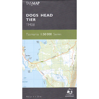 Dogs Head Tier TM08 1:50,000 Scale Topographic Tasmap