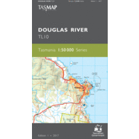 Douglas River TL10 1:50,000 Scale Topographic Tasmap