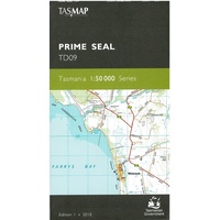 Prime Seal TD09 1:50,000 Scale Topographic Tasmap