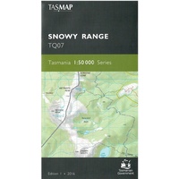 Snowy Range TQ07 1:50,000 Scale Topographic Tasmap
