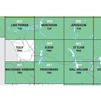 St. Clair TM06 1:50,000 Scale Topographic Tasmap