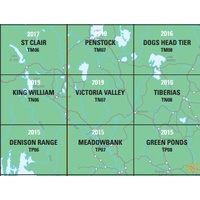 Victoria Valley TN07 1:50,000 Scale Topographic Tasmap