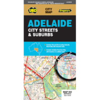 Adelaide City Streets and Suburbs Map #562 UBD/Greg