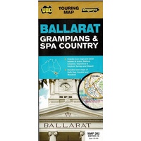 Ballarat Grampians and Spa Country Map UBD / Gregory's