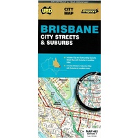 Brisbane City Streets and Suburbs Map #462