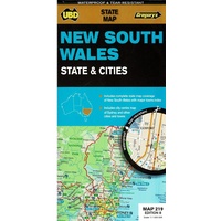 New South Wales State & Cities Map #219 UBD / Greg