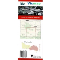 Buffalo North 8224-2-N 1:25,000 Double Format Vicmap