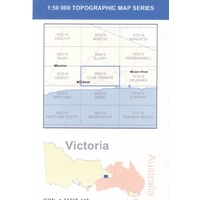 Club Terrace 8622-N 1:50,000 Scale Vicmap