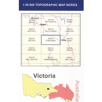 Cobungra 8323-N 1:50,000 Scale Vicmap