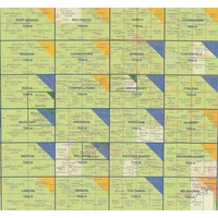 Costerfield 7824-S 1:50,000 Scale Vicmap