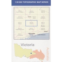 Ensay 8423-S 1:50,000 Scale Vicmap