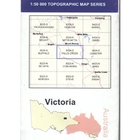 Falls Creek  8324-S 1:50,000 Scale Vicmap