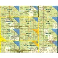 Kilmore 7823-S 1:50,000 Scale Vicmap