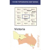 Longwood 7924-S 1:50,000 Scale Vicmap