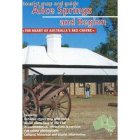 Alice Springs and Region Tourist Map Westprint